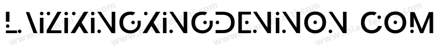 LaizixingxingdeniNon CommercialUs字体转换